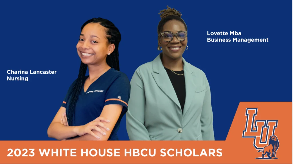 Langston University 2023 White House HBCU Scholars graphic